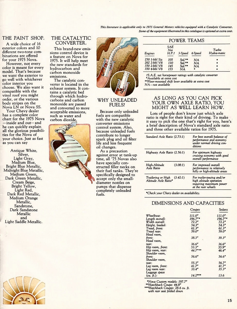 1975 Chevrolet Nova Canadian Brochure Page 5